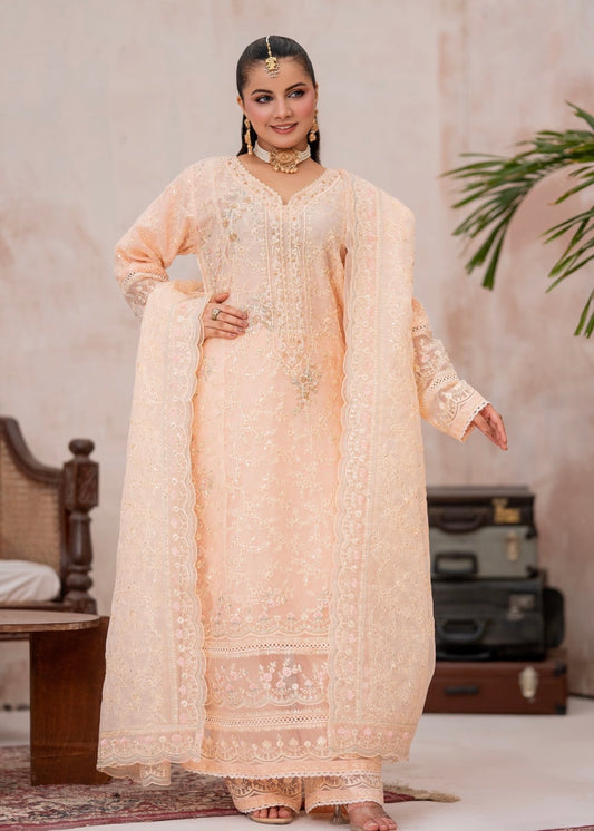 MCBN232-LUXURY ORGANZA SUITS