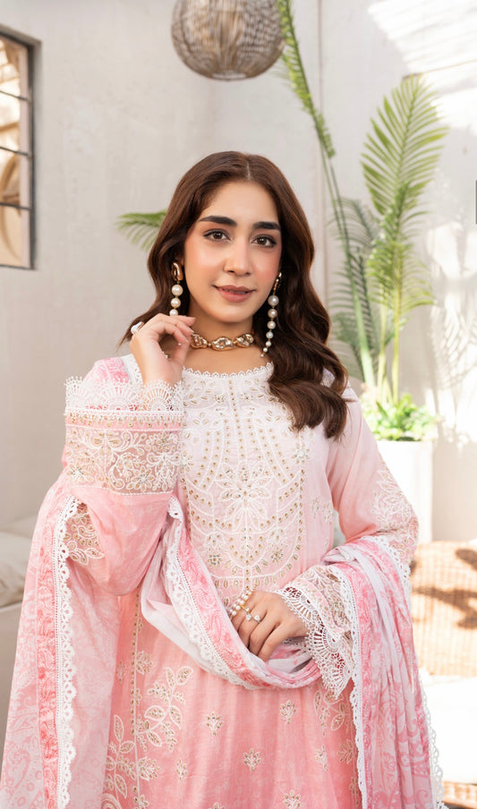 MCGA363-PREMIUM EMBROIDERED LAWN SUIT