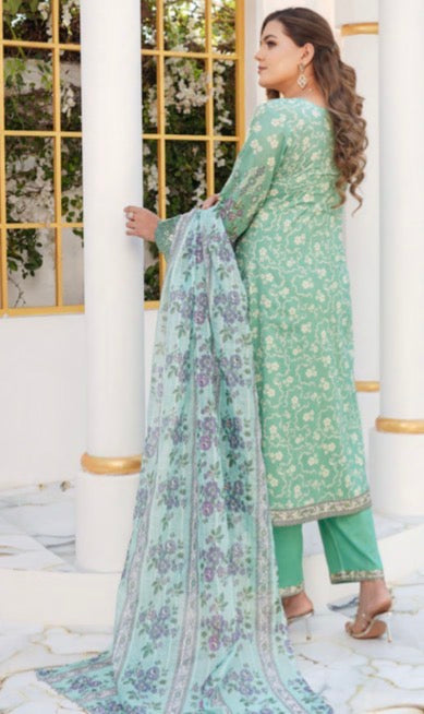 MCMR573-PREMIUM LAWN EMBROIDERED SUITS