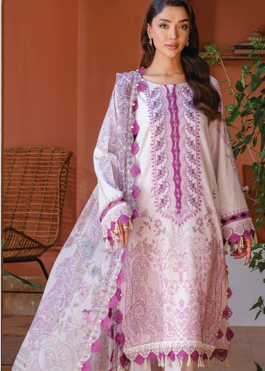 MCJ321-PREMIUM EMBROIDERED LAWN SUIT