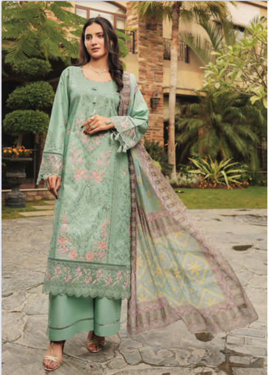 MCMR531PREMIUM EMBROIDERED LAWN SUIT