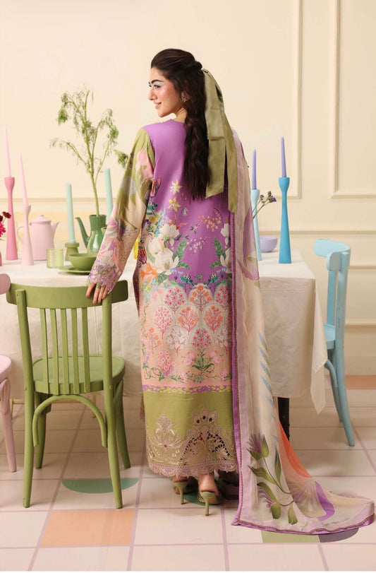 MCMS102-PREMIUM LAWN UNSTICHED SUIT