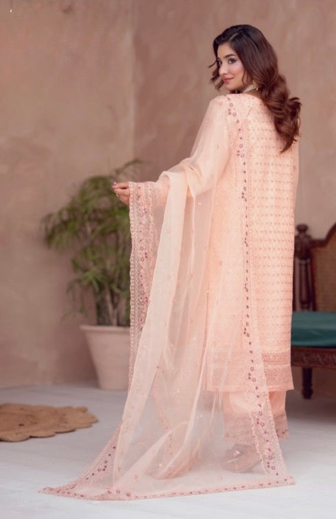 MCBN230-LUXURY ORGANZA SUITS