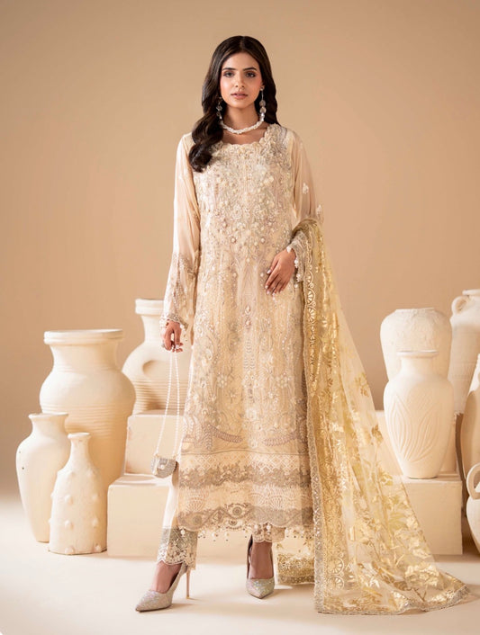 MCAL104-LUXURY CHIFFON SUITS