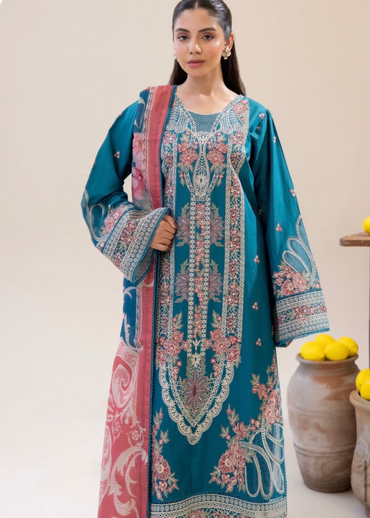 MCAD115-PREMIUM COTTON EMBROIDERED SUIT