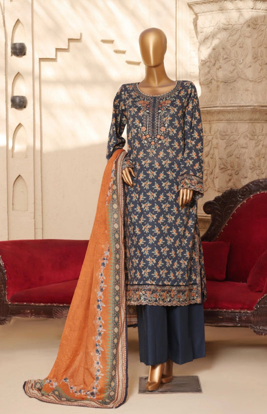 MCBS914-PREMIUM LAWN EMBROIDERED SUIT