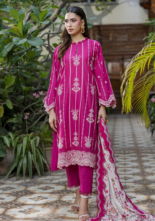 MCZB132-PREMIUM EMBROIDERED LAWN SUIT