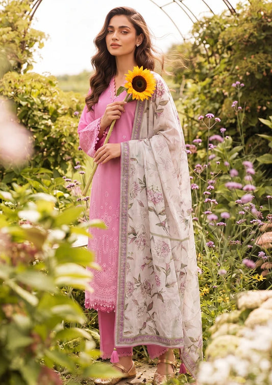 MCZB135-PREMIUM EMBROIDERED LAWN SUIT