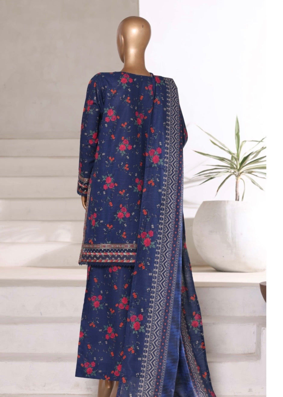 MCSBW104-EMBROIDERED KHADDAR SUIT