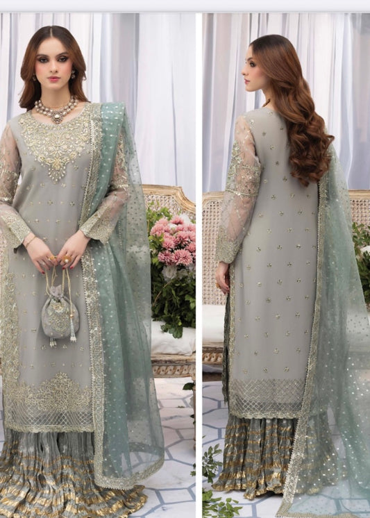 MCZR201-PREMIUM ORGANZA SUIT