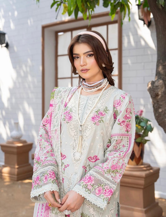 MCAR123-LUXURY COTTON LAWN SUITS