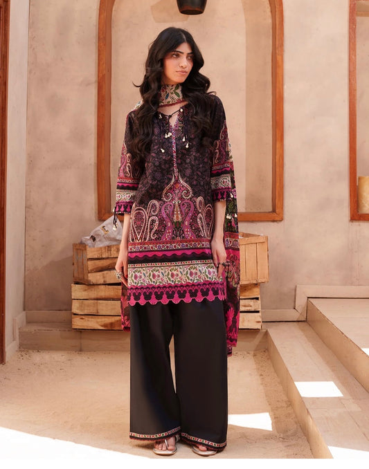 MCF116-PREMIUM RESHAM LAWN SUIT