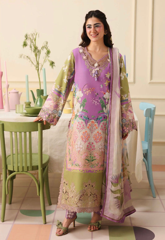 MCMS102-PREMIUM LAWN UNSTICHED SUIT