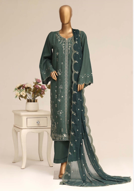 MCSBF396-PREMIUM EMBROIDERED LAWN SUIT