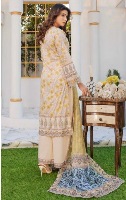 MCMR576-PREMIUM LAWN EMBROIDERED SUITS