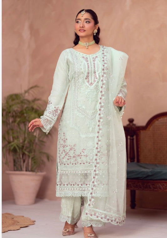 MCBN222-LUXURY ORGANZA SUITS