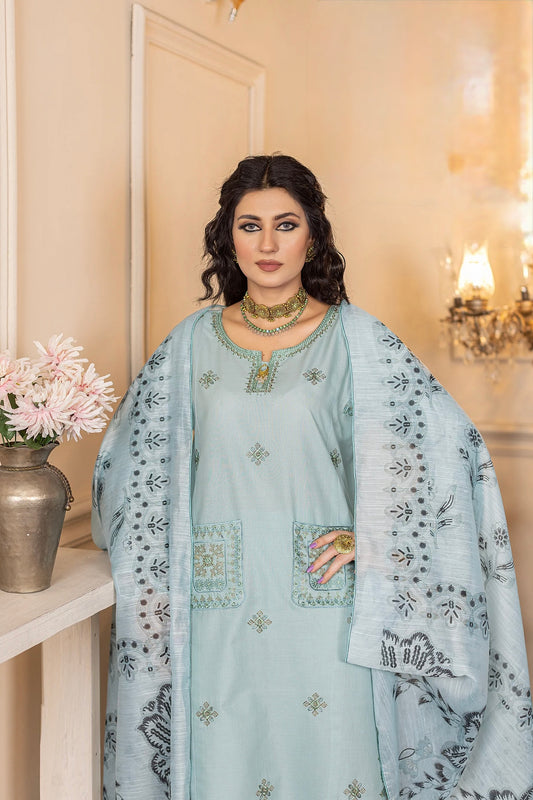 MCSE105-EMBROIDERED LAWN SUIT