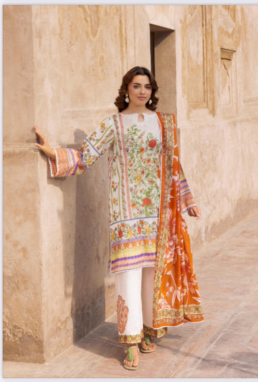 MCGJ118-UNSTICHED LAWN SUIT