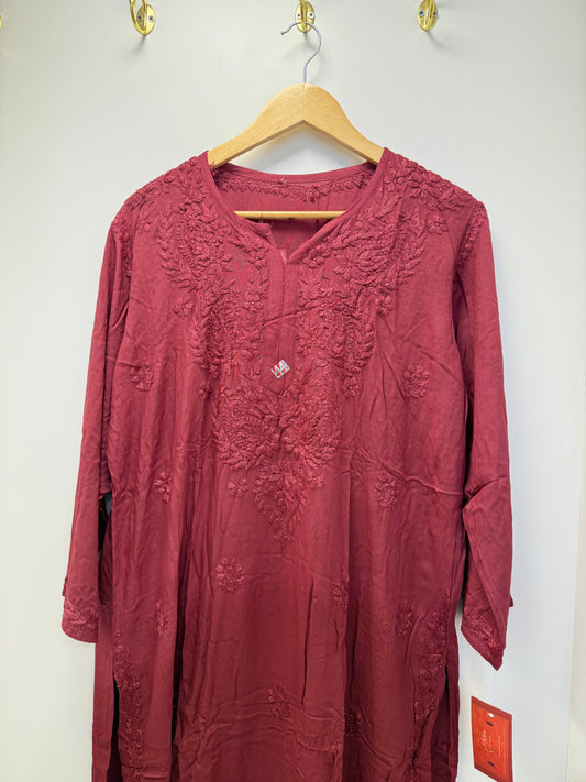 MCCK112-PREMIUM CHIKANKARI KURTI SET