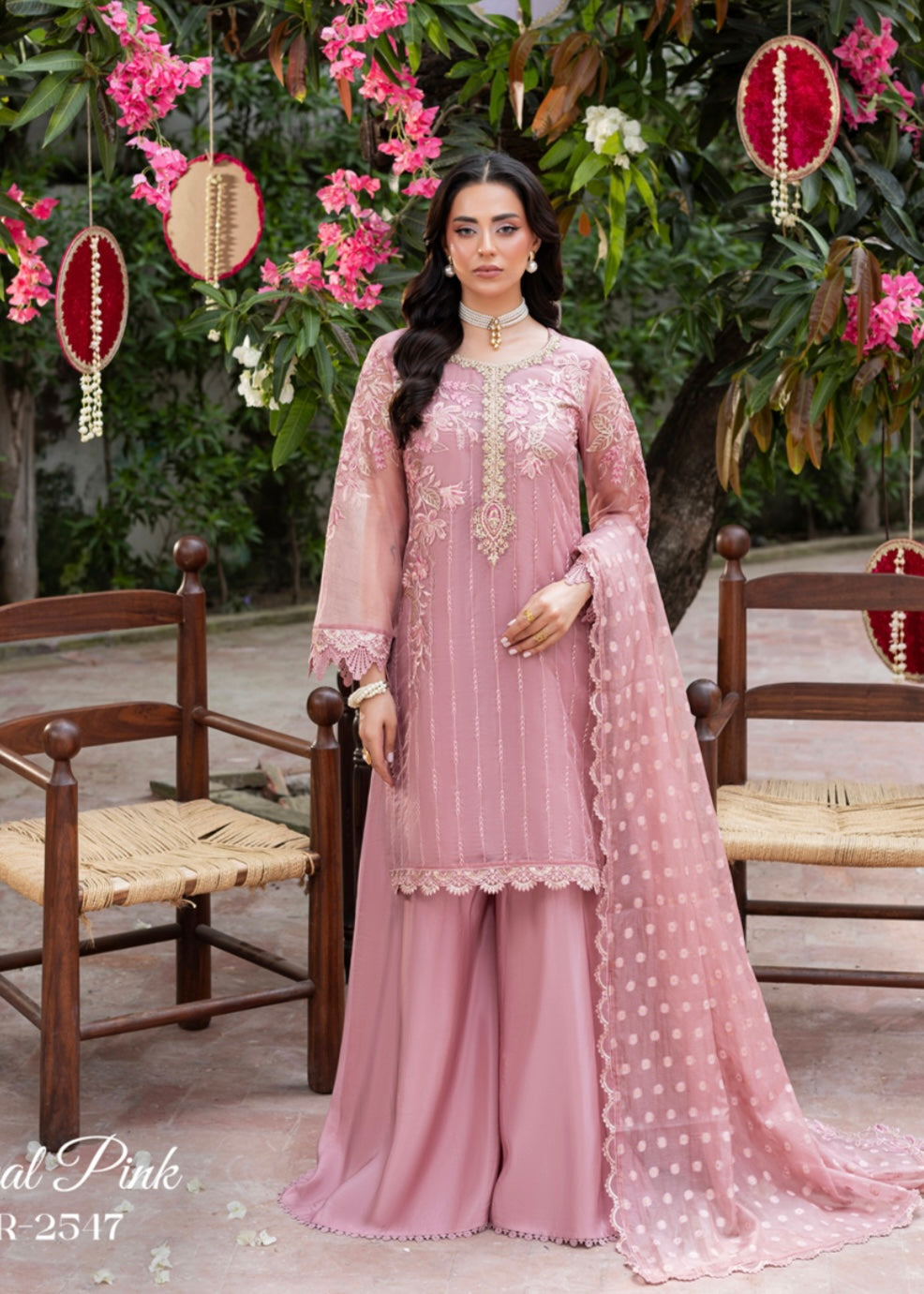 MCZH205-PREMIUM ORGANZA SUIT
