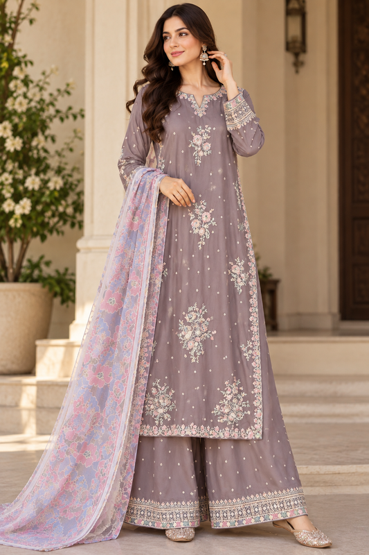 MCZO105-PREMIUM VISCOUS SILK SUIT
