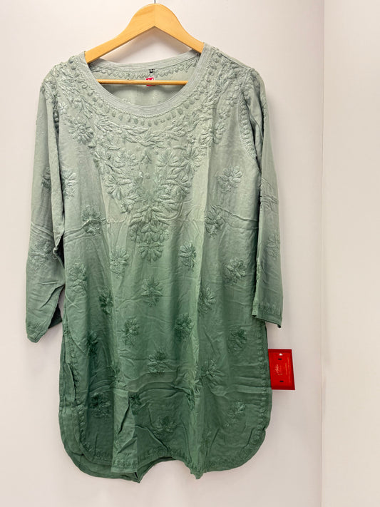 MCCK125-PREMIUM CHIKANKARI KURTI SET