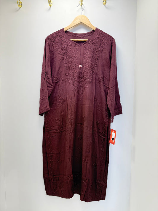 MCCK114-PREMIUM CHIKANKARI KURTI SET