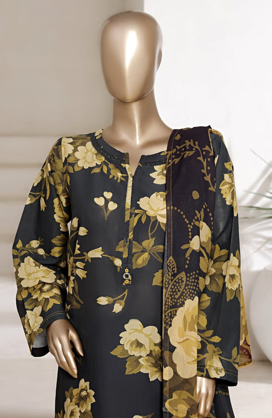 MCSB707-PRINTED LAWN SUIT