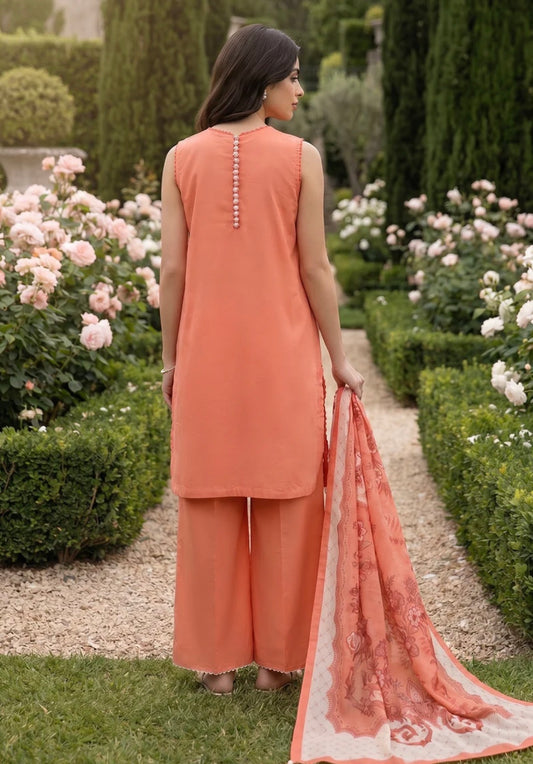 MCZB137-PREMIUM EMBROIDERED LAWN SUIT