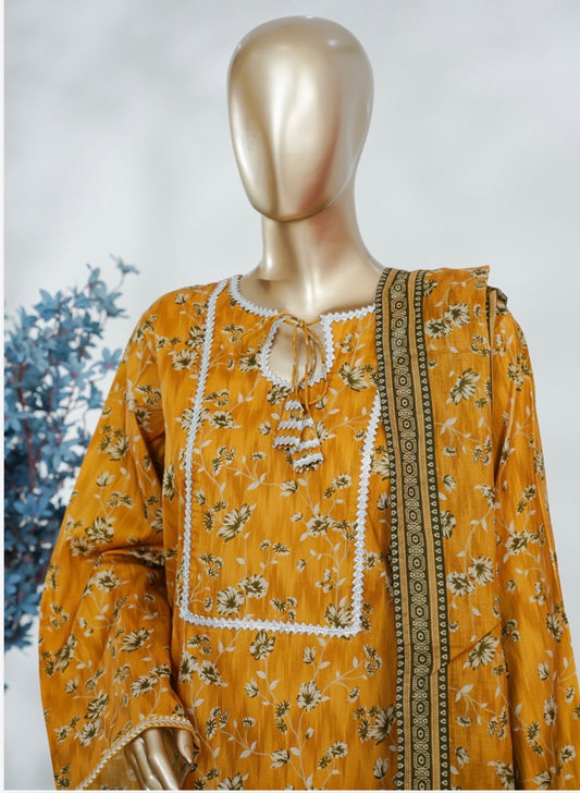 MCBS856-PRINTED LAWN SUIT