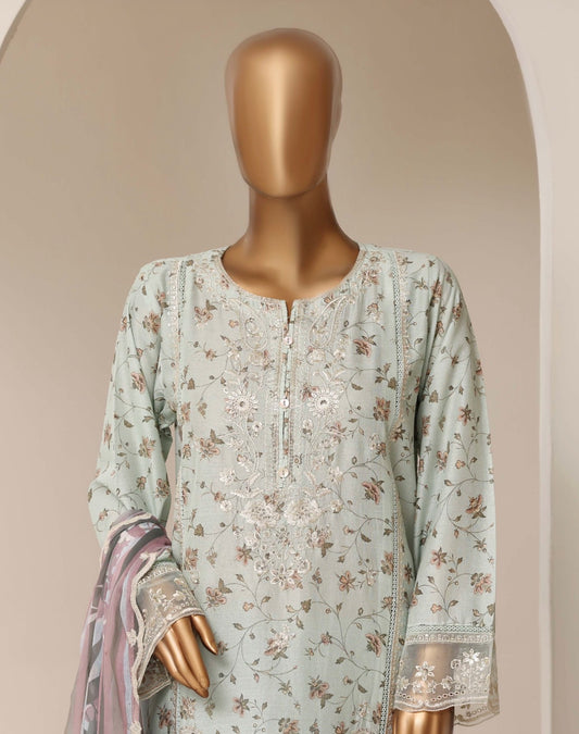 MCSBF404-PREMIUM EMBROIDERED LAWN SUIT