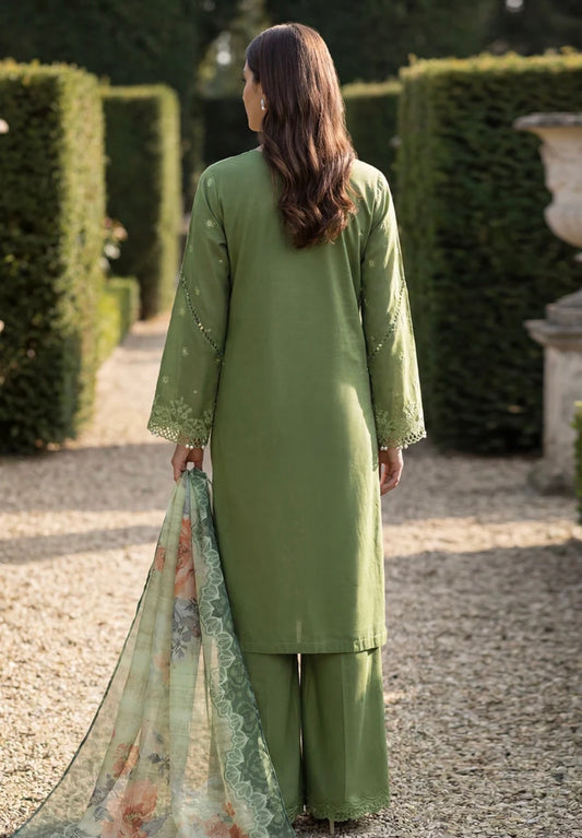 MCZB140-PREMIUM EMBROIDERED LAWN SUIT