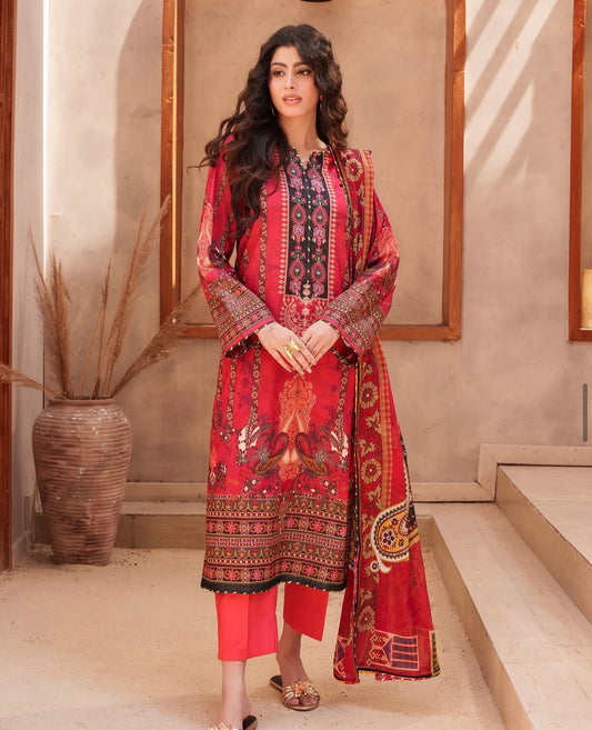 MCF114-PREMIUM RESHAM LAWN SUIT