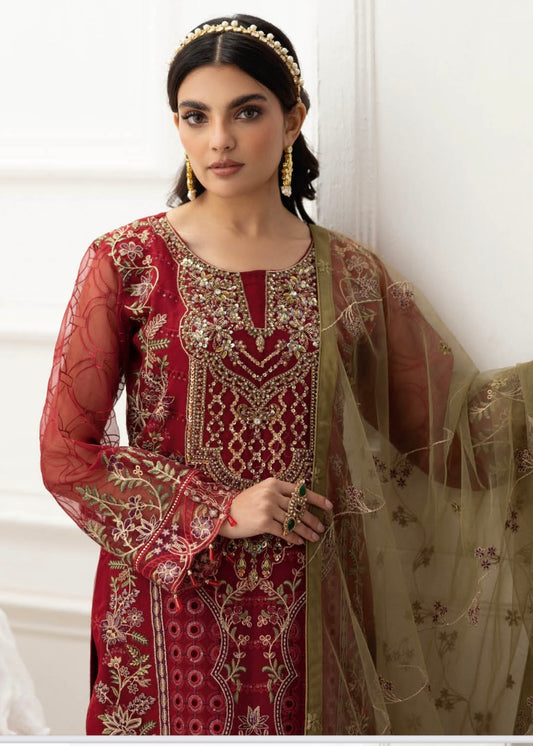 MCR307-FESTIVE ORGANZA SUIT