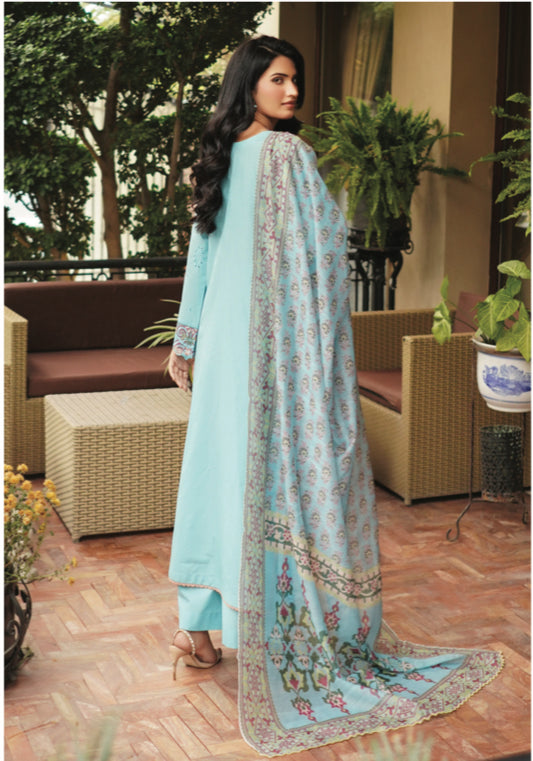 MCMR529-PREMIUM EMBROIDERED LAWN SUIT