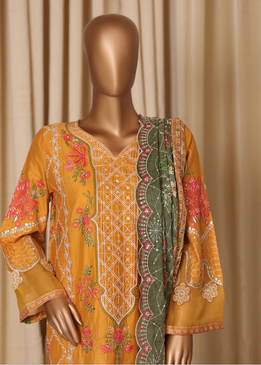 MCBSE103-PREMIUM EMBROIDERED LAWN SUIT