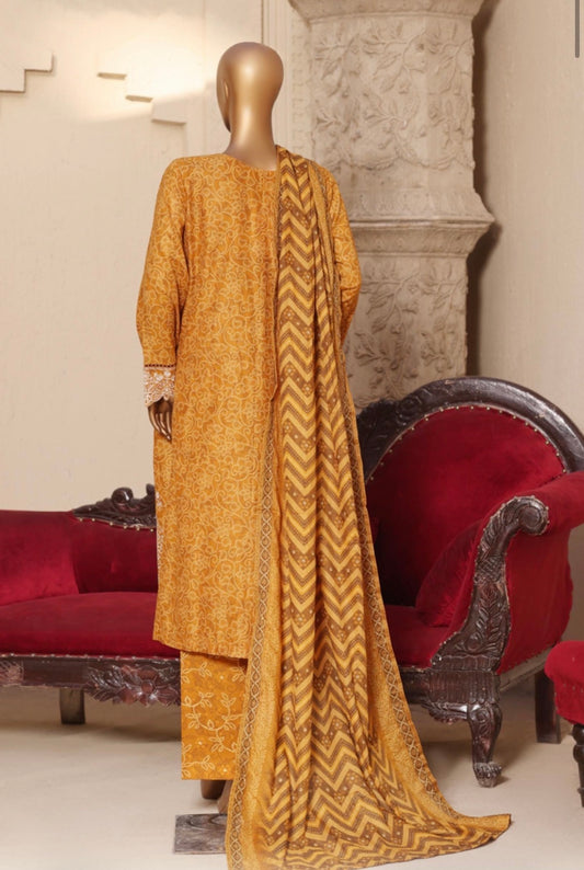MCBS909-PREMIUM LAWN EMBROIDERED SUIT