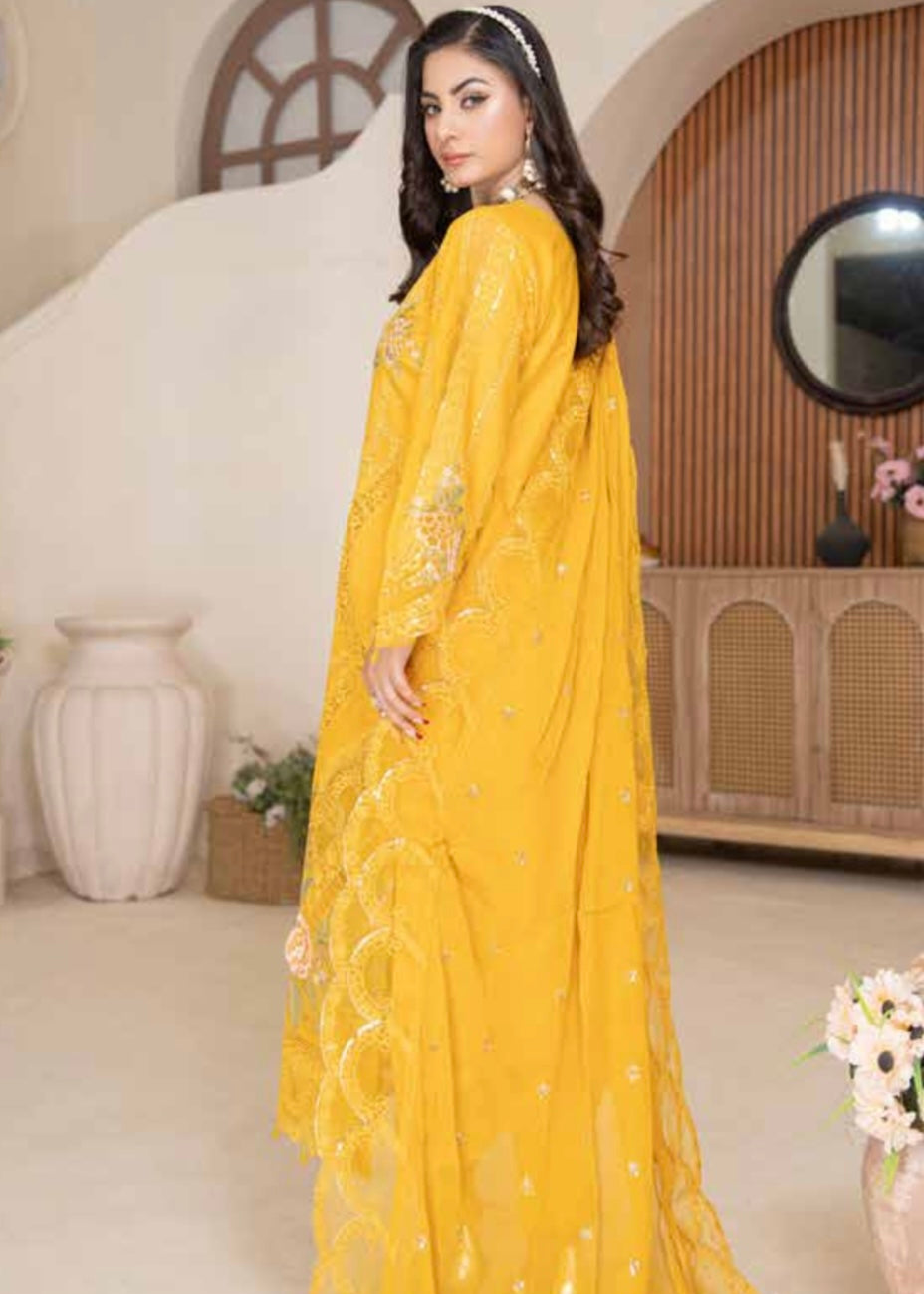 MCAJ109-PREMIUM EMBROIDERED SUIT