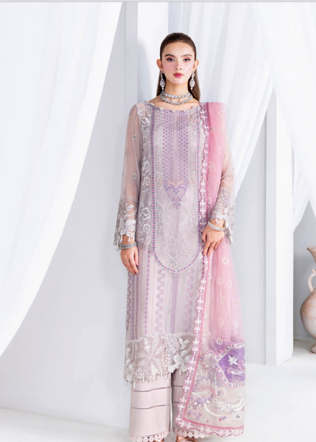 MCRM109-PREMIUM CHIFFON SUITS