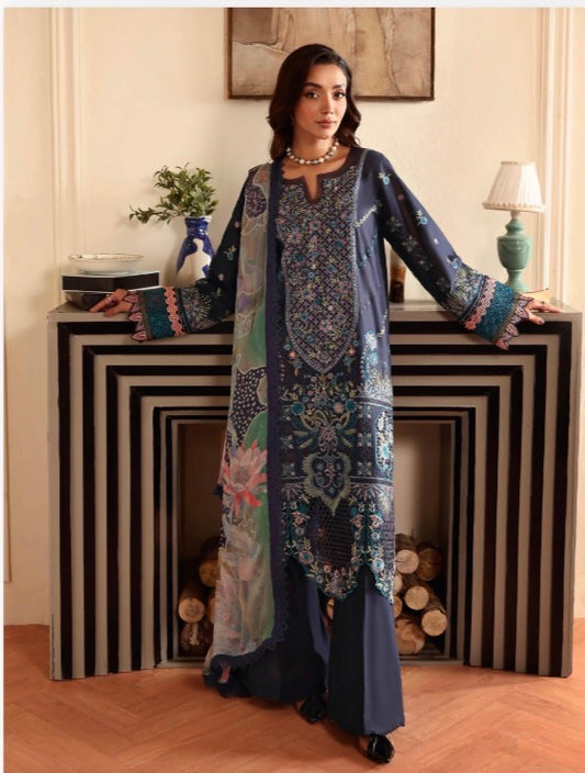 MCR159-LUXURY EMBROIDERED SUIT