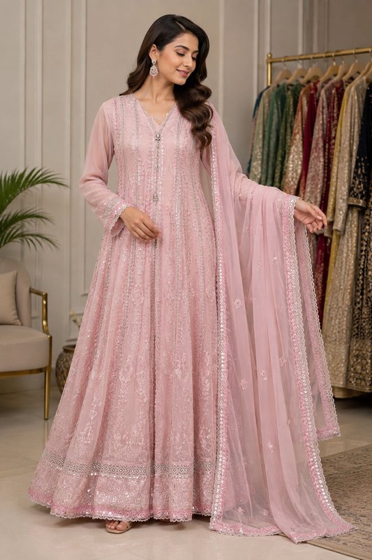 MC001-LUXURY CHIFFON GOWN