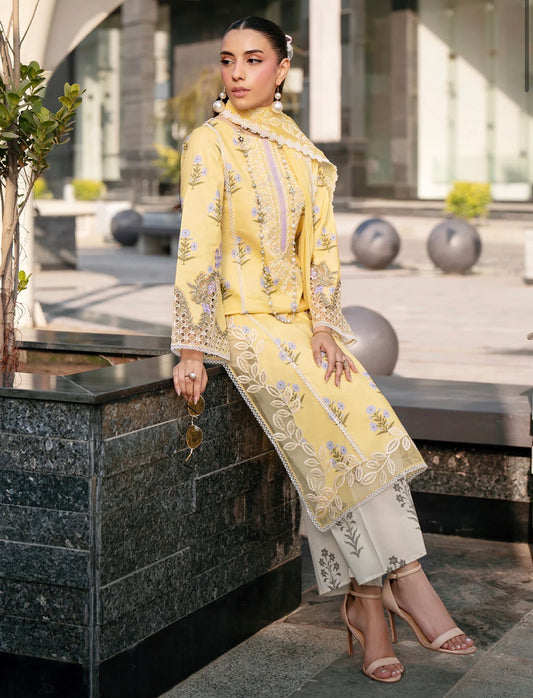 MCMN109-PREMIUM EMBROIDERED UNSTICHED SUIT