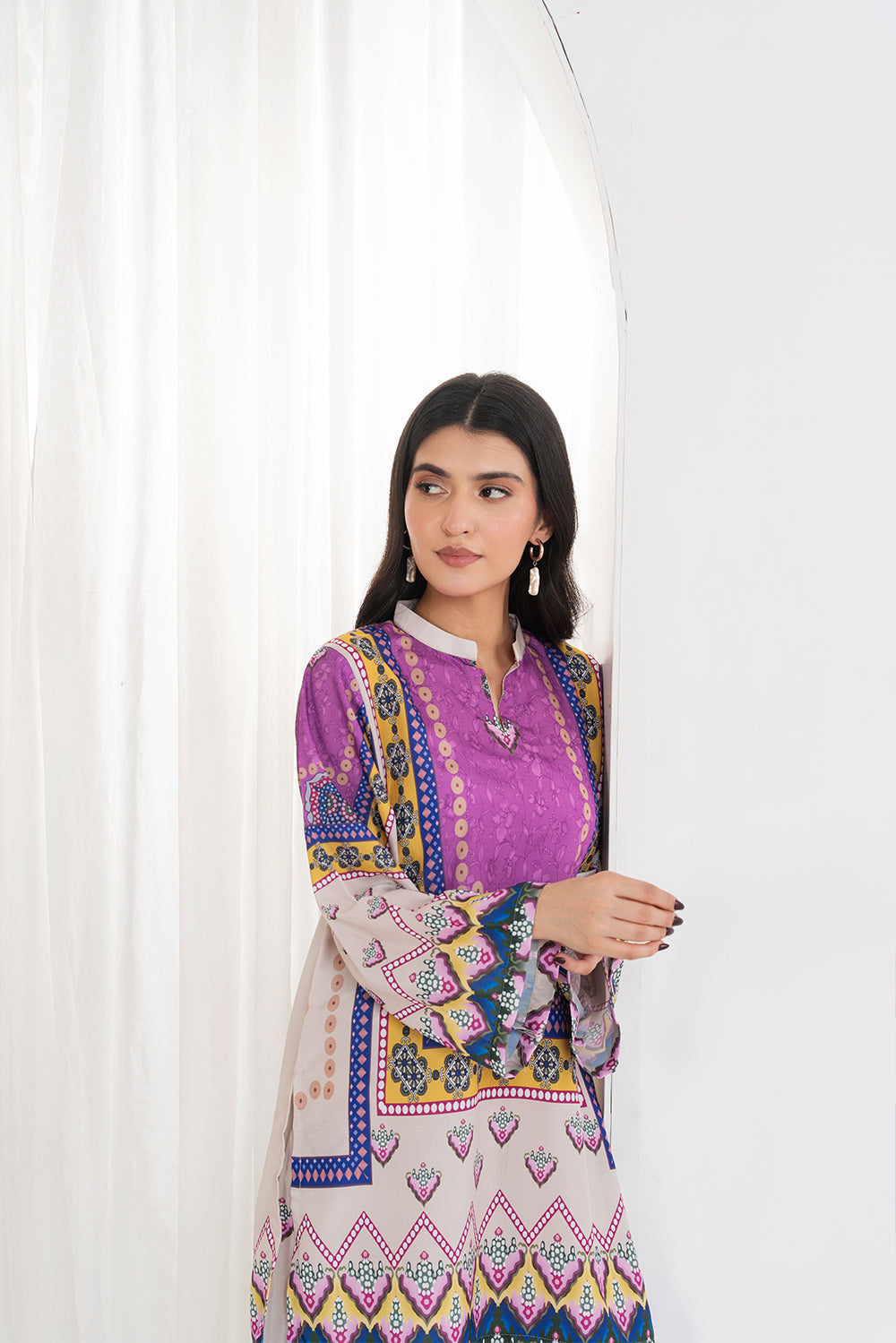 MCAQ116-PREMIUM SWISS LAWN COD SET – MalikaClothing.qa