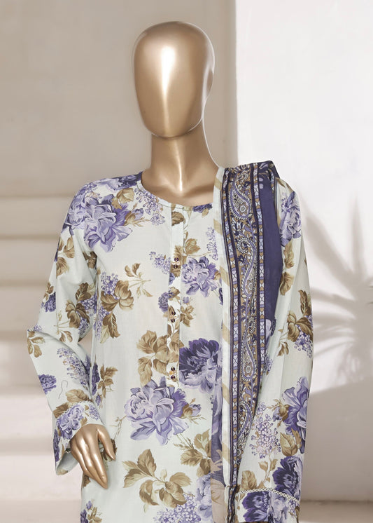 MCSB702-PRINTED LAWN SUIT