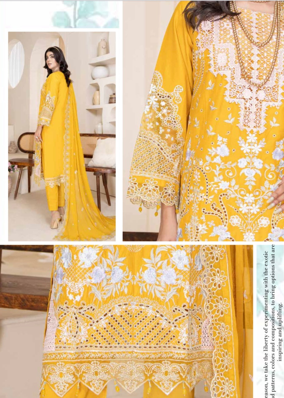 MCAJ105-PREMIUM EMBROIDERED SUIT