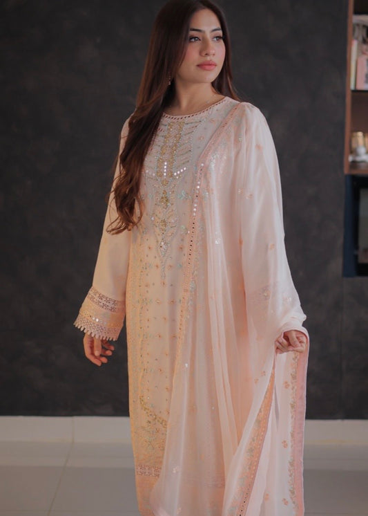 MCWU132-PREMIUM CHIFFON SUIT