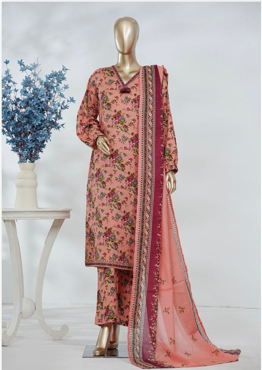 MCBS862-PRINTED LAWN SUIT