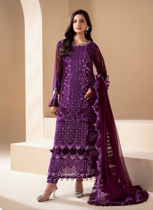 MCAL105-LUXURY CHIFFON SUITS