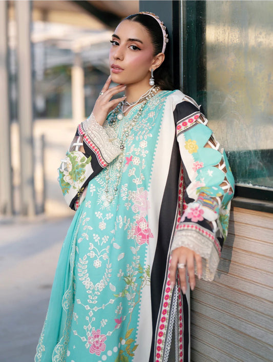 MCMN111-PREMIUM EMBROIDERED UNSTICHED SUIT