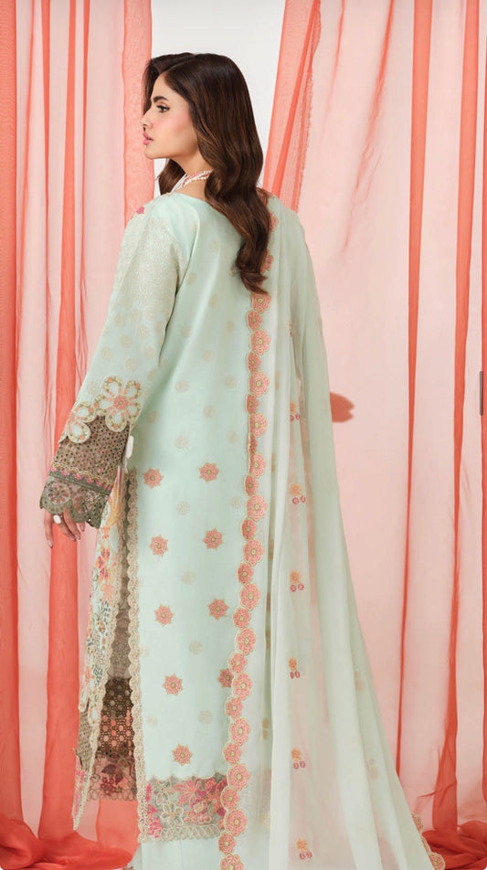 MCR232-LUXURY LAWN UNSTICHED SUITS